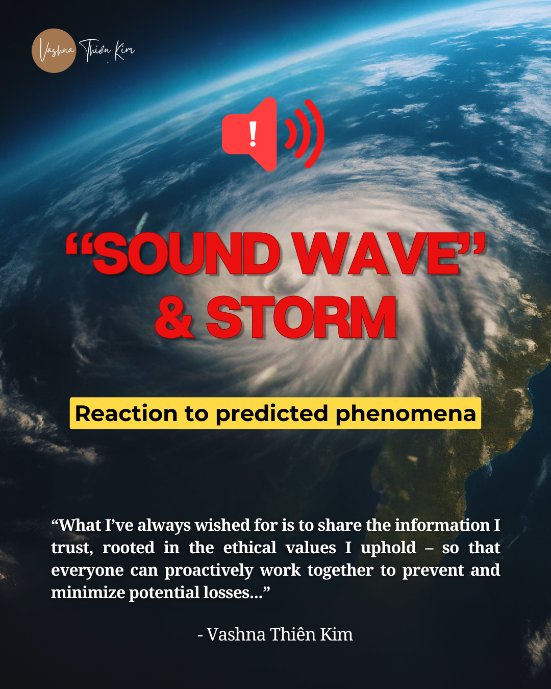 Response to the phenomenon of “acoustic waves” advancing and storms in Quang Ninh